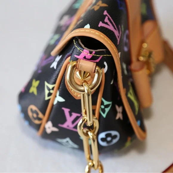 AUTHENTIC Louis Vuitton Patti Black Multicolor Bag Limited Edition! - Picture 8 of 13